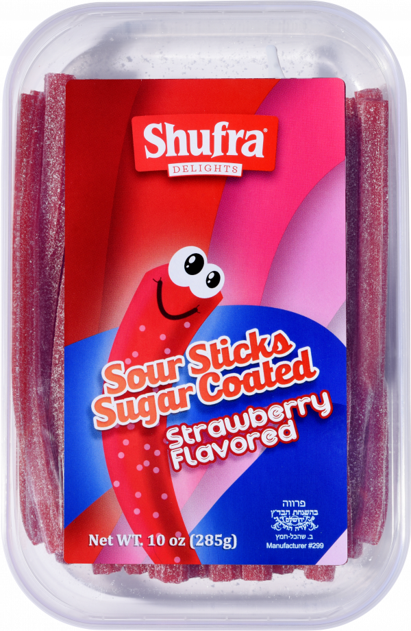 STRAWBERRY SOUR STICKS – Shufra
